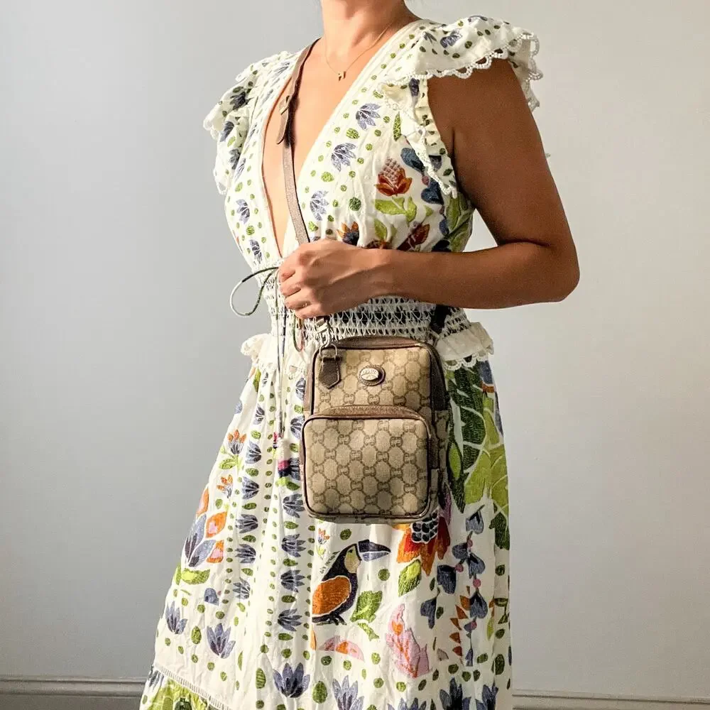 Gucci Brown and Tan Crossbody Bag - Picture 11 of 13